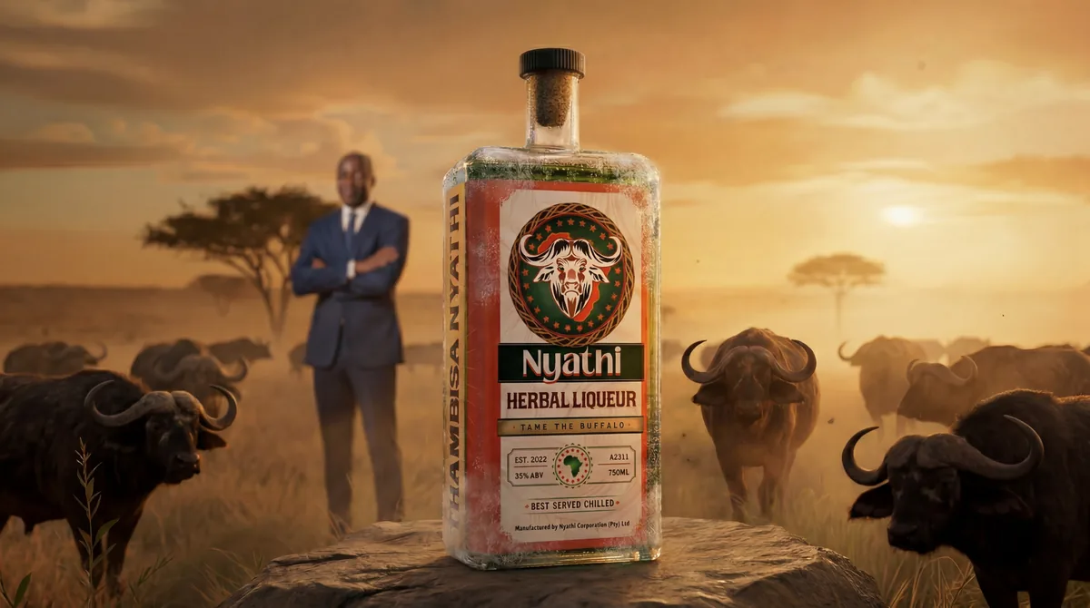 Nyathi Herbal Liqueur lifestyle shot
